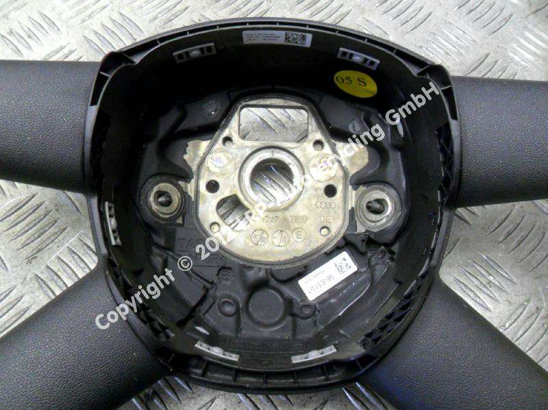 Audi Q7 4L BJ2006 original Lenkrad 4-Speichen-Plastiklenkrad 4F0419091 6PS